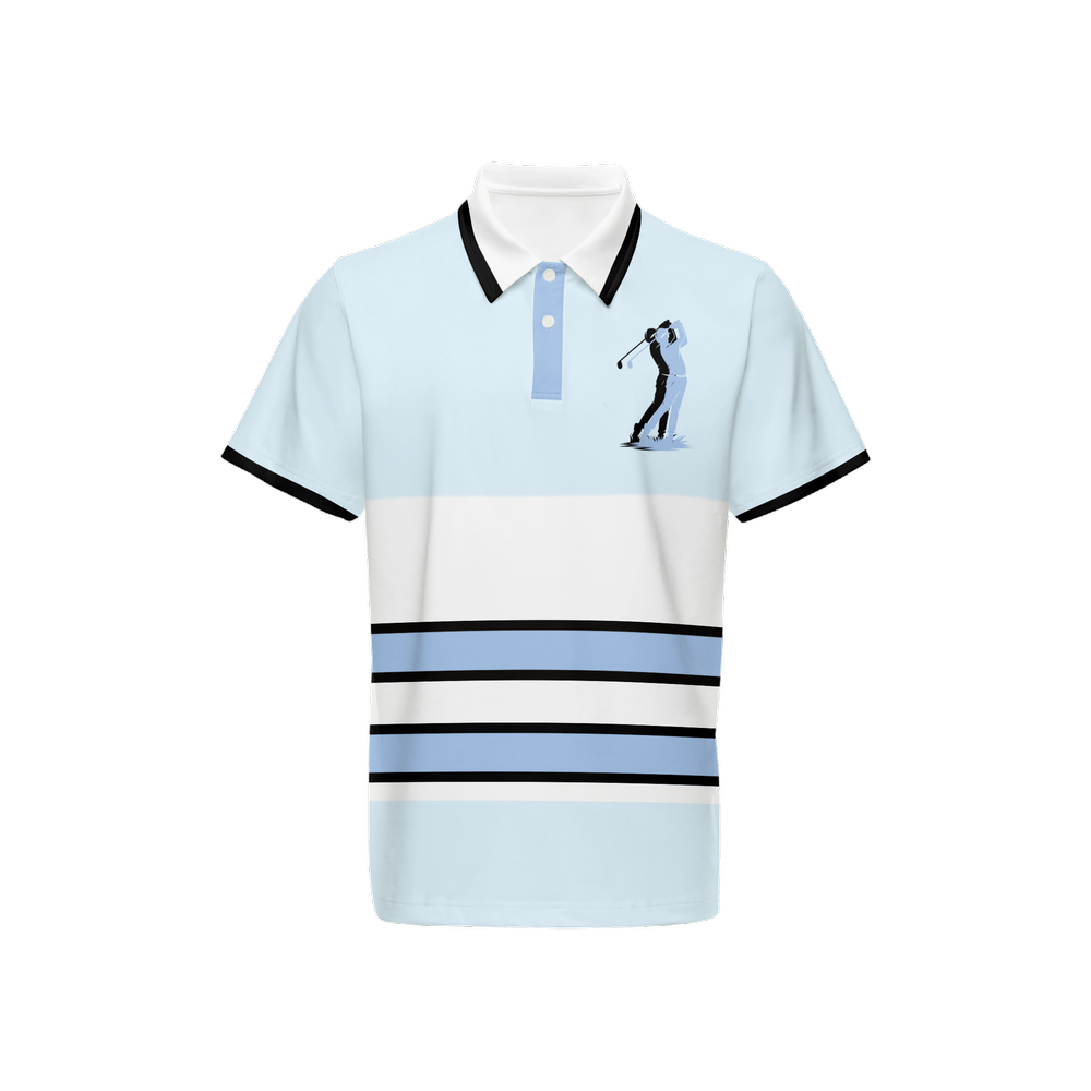 Men's SLS Polo (Ice Blue)