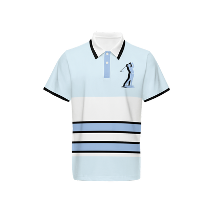 Men's SLS Polo (Ice Blue)