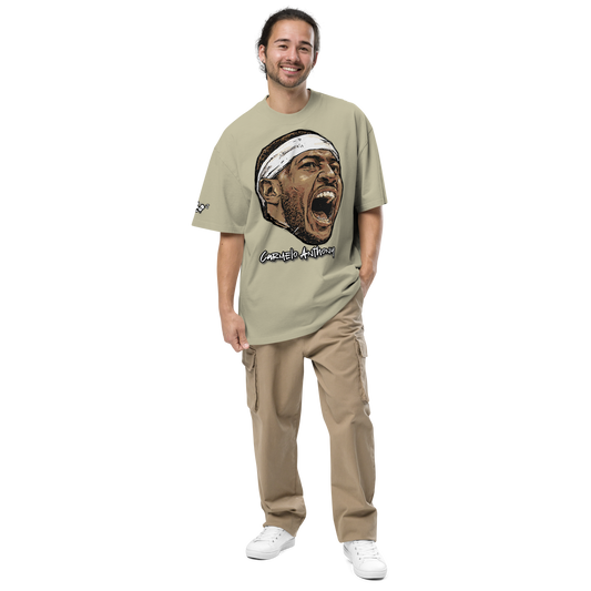 Melo Face Oversized Faded Tee
